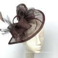 The Kenni Fascinator Mocha Brown Fascinator For Ladies Womens Tea Party Church Derby Fancy British Royal Hat